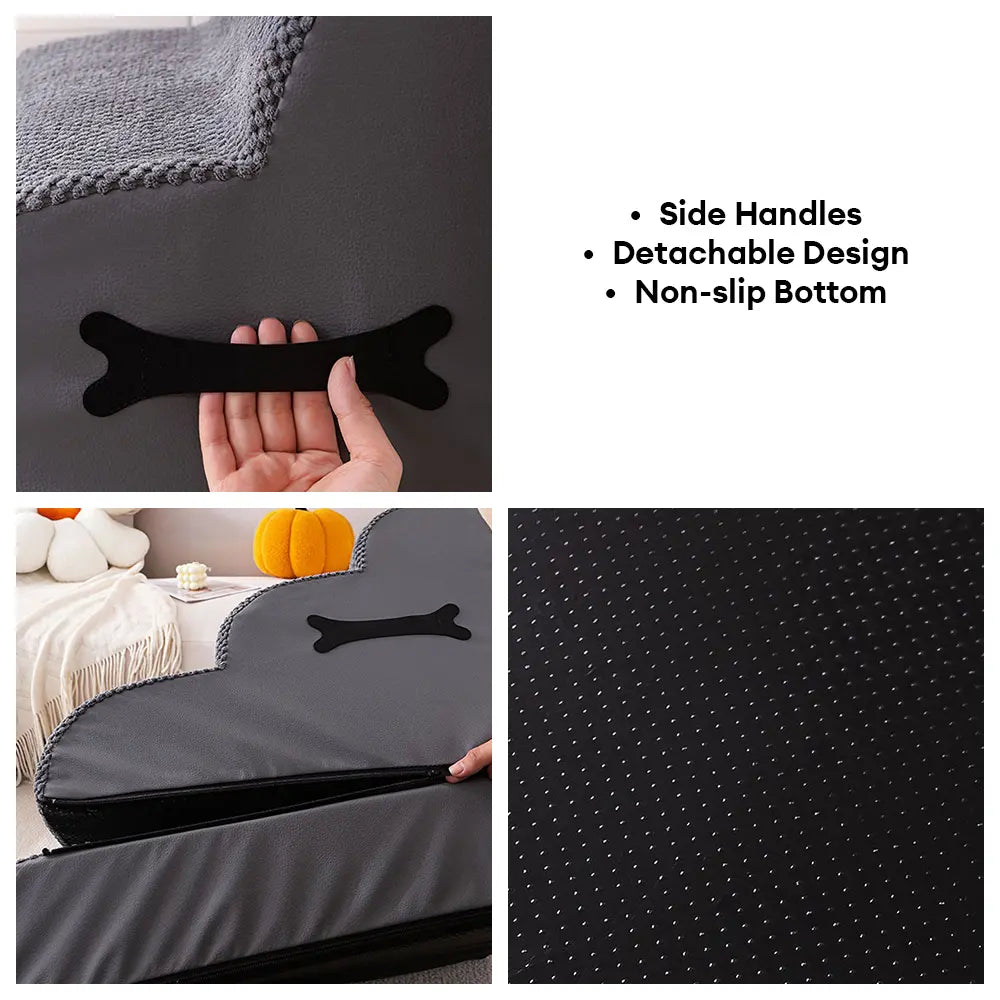 Escaleras de perro suave sin deslizamiento ajustables con rampa suave