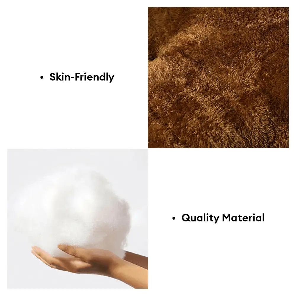 Bear paw peluche esponjoso y cómoda alfombra de mascota de espacio