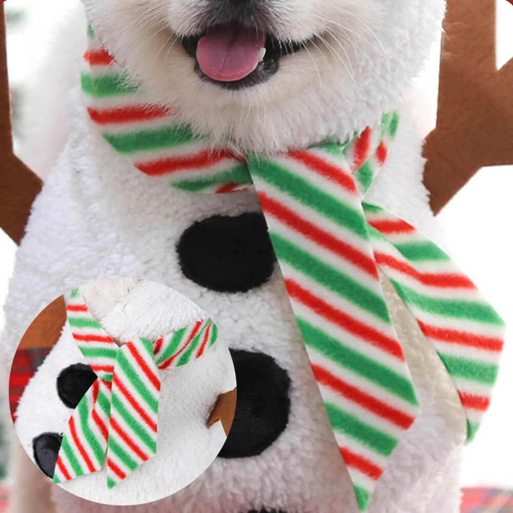 Tenue de bonhomme de neige de noël, Costume de Cosplay pour chien et chat