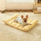 Color-Blocked Striped Breathable Double-Sided Soft Pet Mat