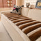 Confort Plush Plush Vegyed Striped Strip Couch Tapa de sofá