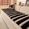 Confort Plush Plush Vegyed Striped Strip Couch Tapa de sofá