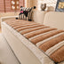 Confort Plush Plush Vegyed Striped Strip Couch Tapa de sofá
