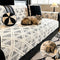 Creative Plaid Pattern Anti-Cat Scratch And Non-Slip Couch Cover - Suitable For All Seasons