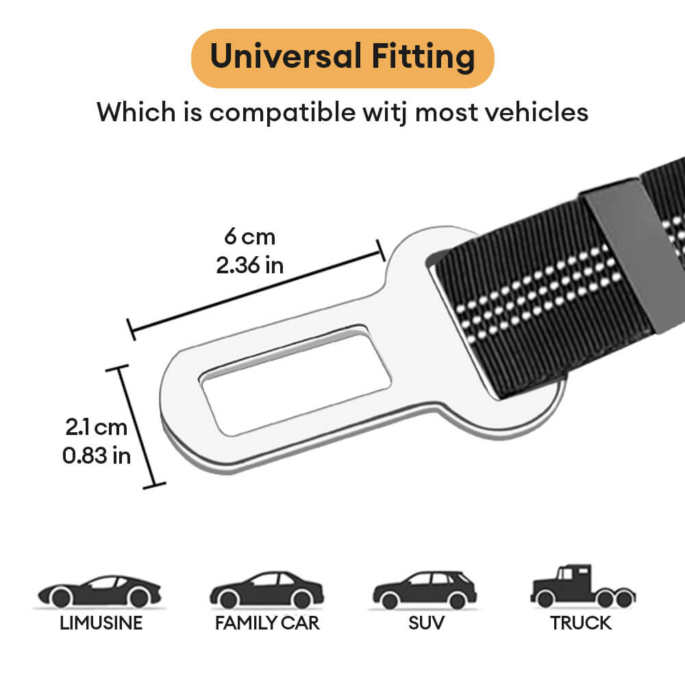 Cinturón de seguridad para el automóvil para perros para el reposacabezas del vehículo
