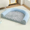 Faux Lambswool U-Shaped Removable Washable Orthopedic Pet Bed