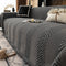 Herringbone Chenille Durable Throw Couch Cover with Seamless Pattern Stitching