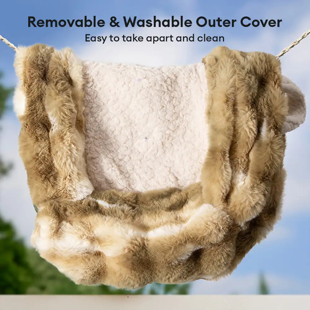 Jungle Secret Tie-Dye Plush Cozy Dog And Cat Sofa Bed