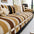 Chenille Art Corrugated Breatable No-Slip Couch Cover Coach
