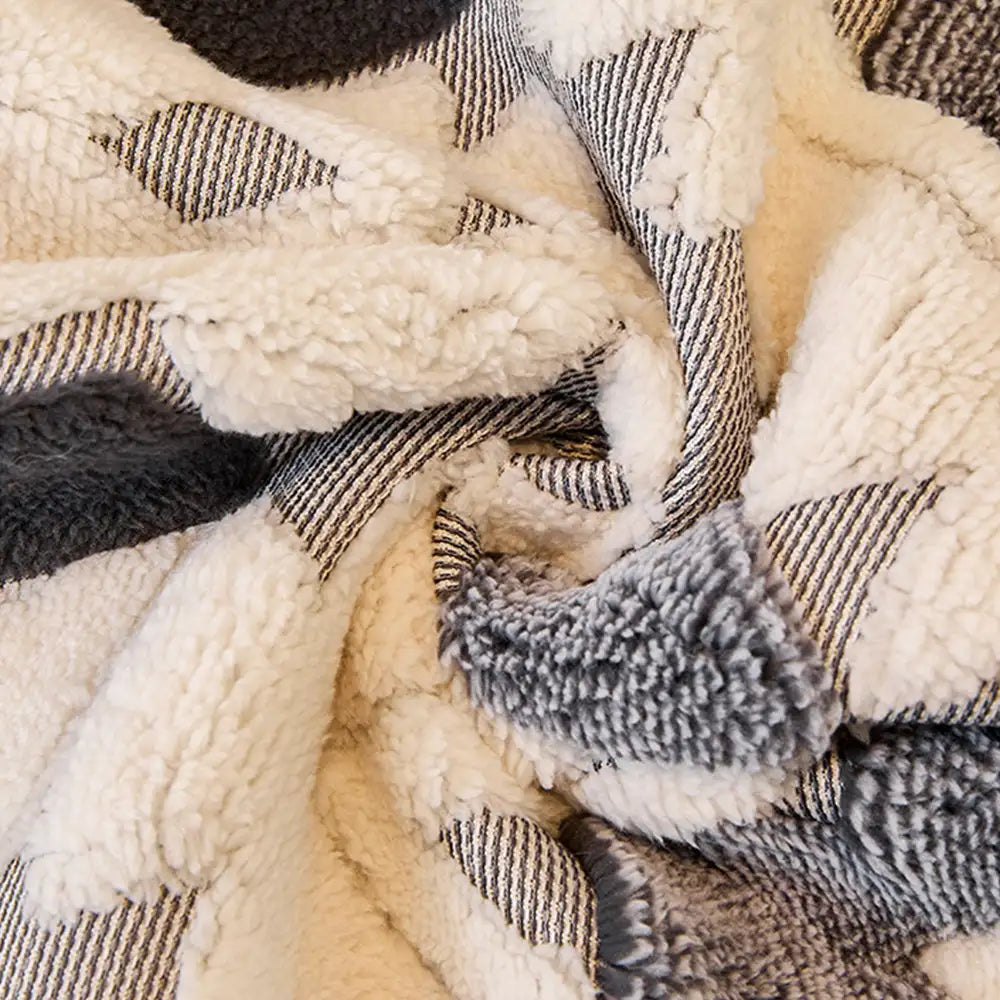 Chenille Art Corrugated Breatable No-Slip Couch Cover Coach