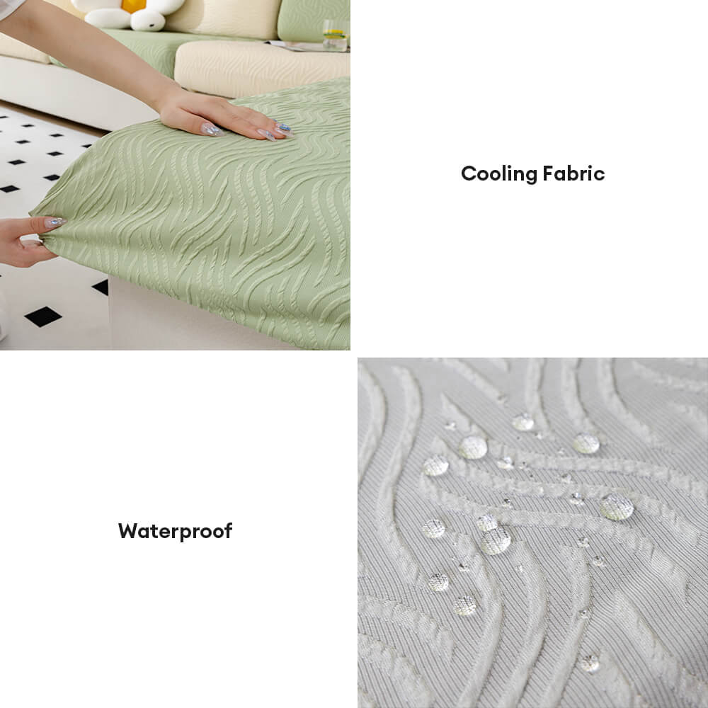 Modern Cooling Ice Silk Waterproof Antifouling Stretch Couch Cover