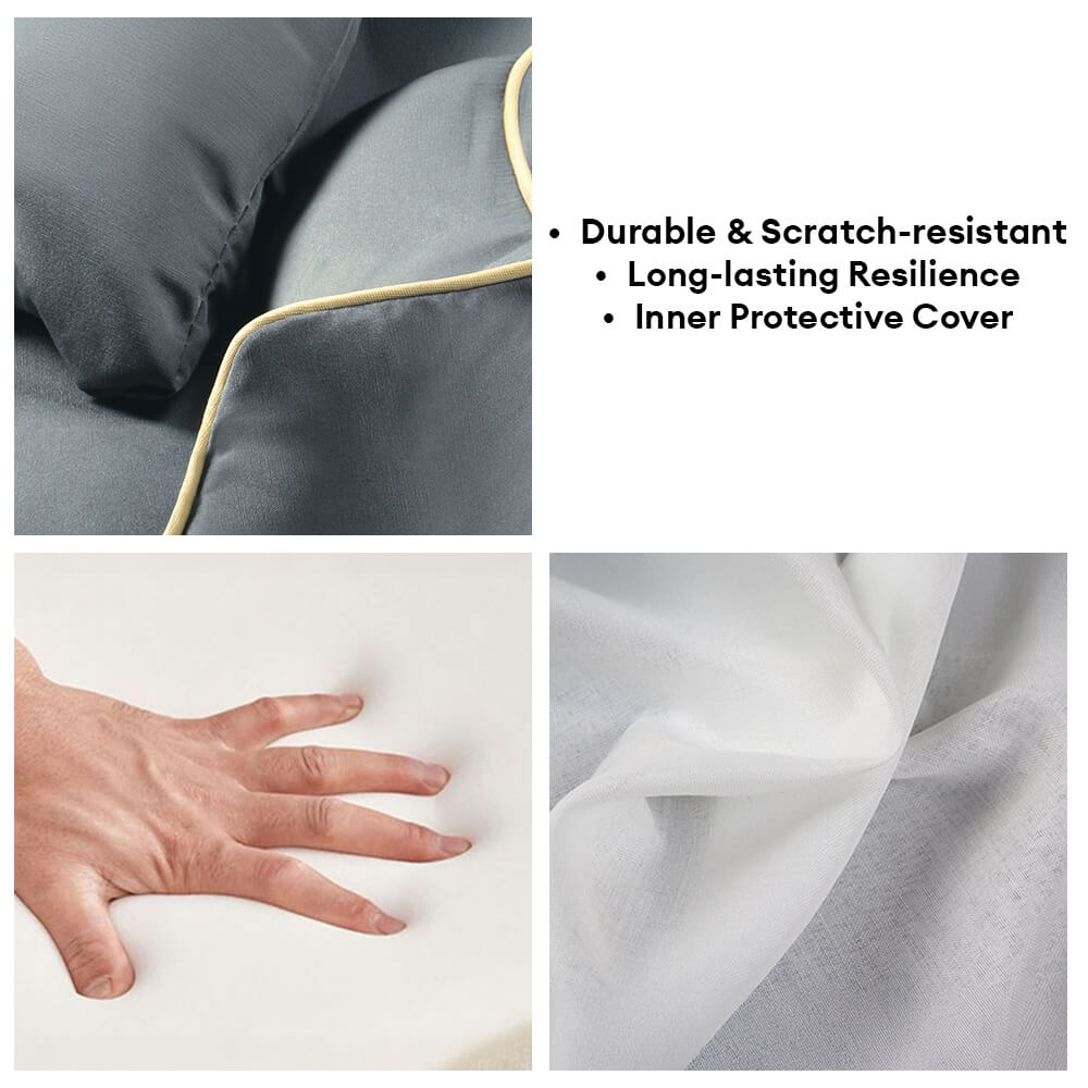 Cama de perros lavable antideslizante impermeable de estilo nórdico con almohada con almohada