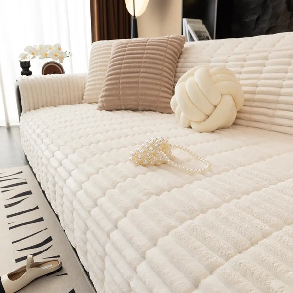 Cubierta de sofá sin deslizamiento de una pieza de protección de sofá de una pieza