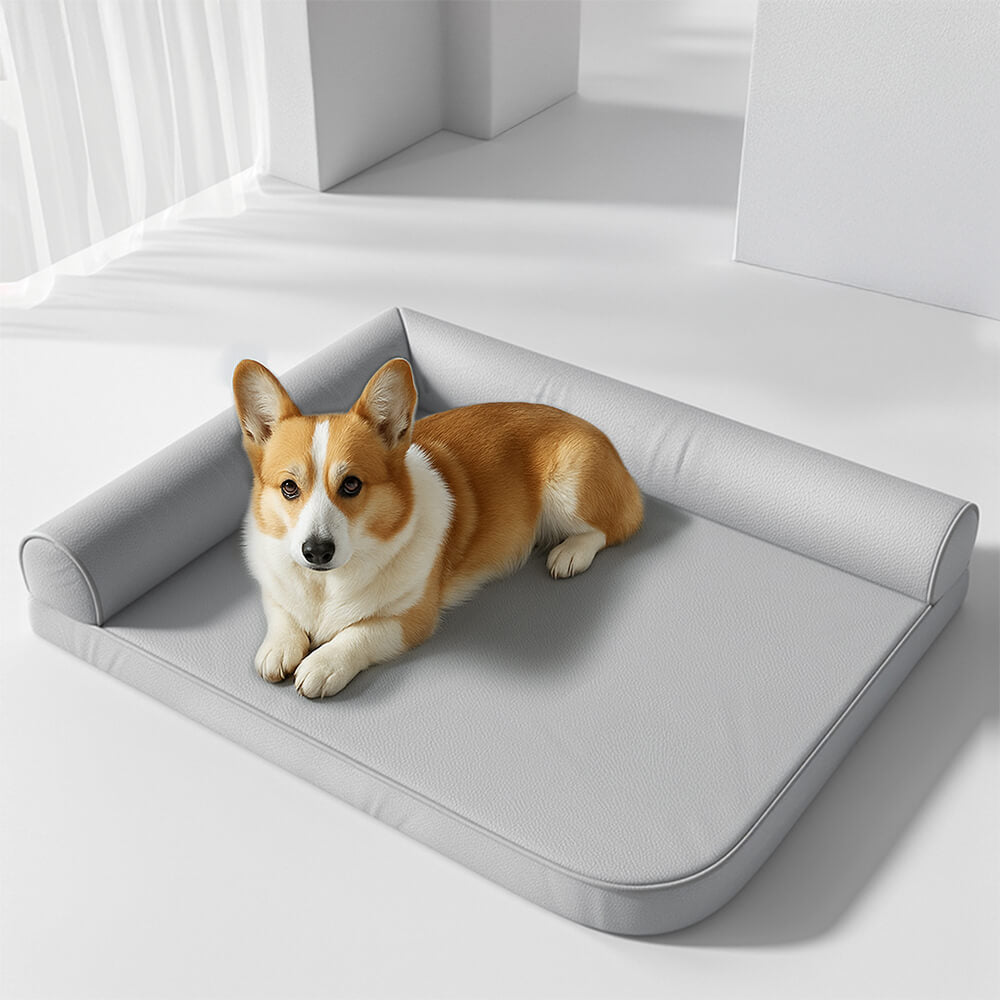 Cama de perro de tela de tecnología impermeable ortopédica resistente al agua