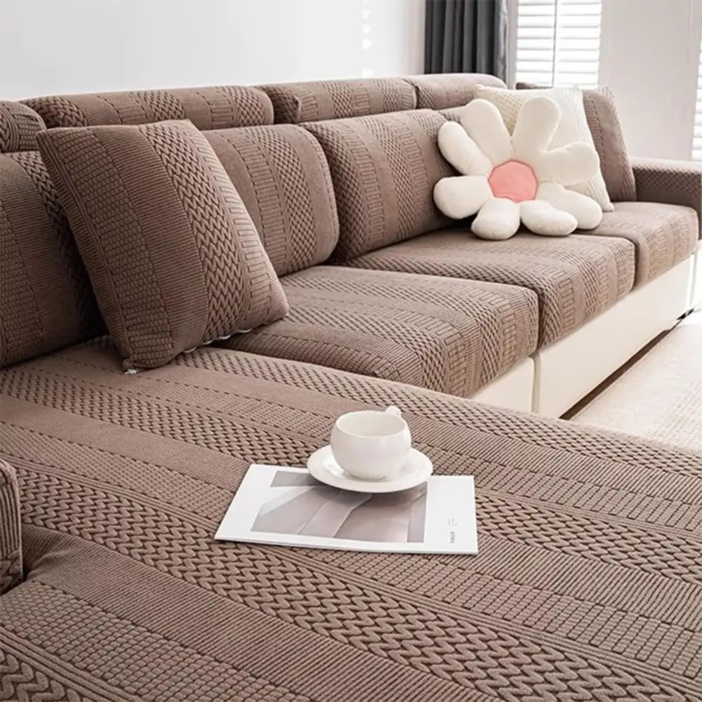 Velera polar Soft Antistatic Protectation Sofá Stretch Cubierta de sofá de envoltura completa