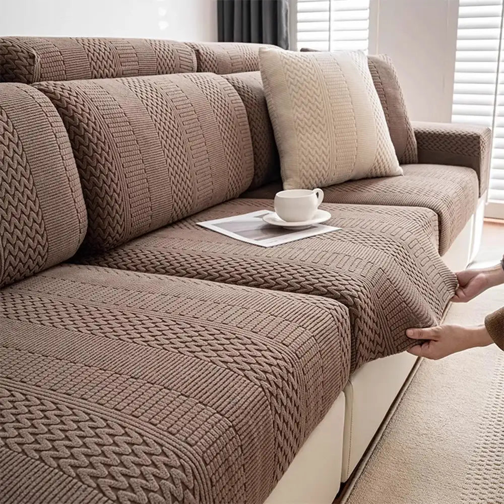 Velera polar Soft Antistatic Protectation Sofá Stretch Cubierta de sofá de envoltura completa