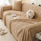 Simple Thickened Soft Fleece Fabric Sofa Protection Couch Cover