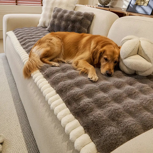 Herringbone chenille elegante decoración de sofá transpirable cubierta de sofá sin deslizamiento