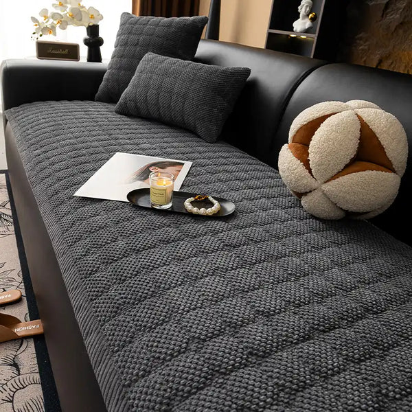 Cortura de tela antideslizante cuadrada para mascotas que fallan con la cubierta del sofá sin deslizamiento