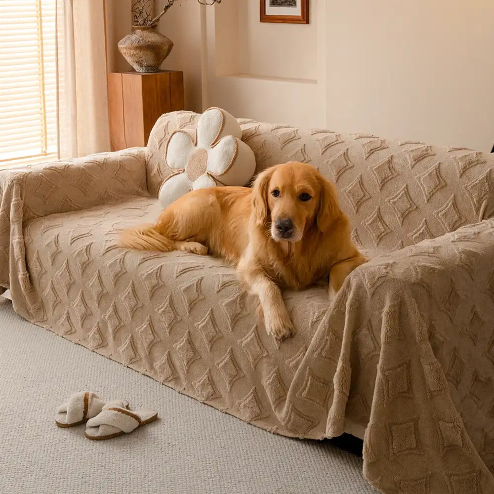 Cubierta de sofá protectora multifuncional de Star Series Plush Multifuncional