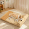 Teddy Fluffy Deep Sleep Large Space Pillow Dog Bed - Honey Amber