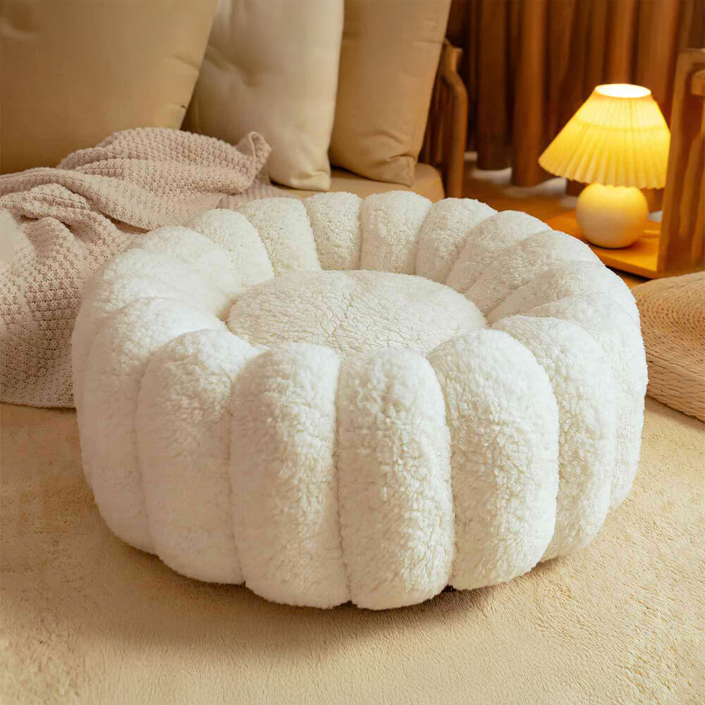 Warm Skin-Friendly Full Support Multi-Purpose Semi-Enclosed Cat Bed