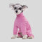 Warm Soft Fleece High-Neck Four-Legged Dog Jumpsuit with Adjustable Waist