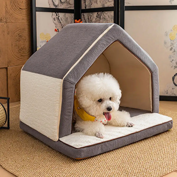 Warming Full Sponge Durable Scratch-Resistant Dog House - SnuggleHome
