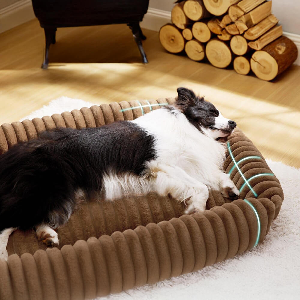 Warmth Cozy Four-Sided Orthopedic Support Bolstered Dog & Cat Bed