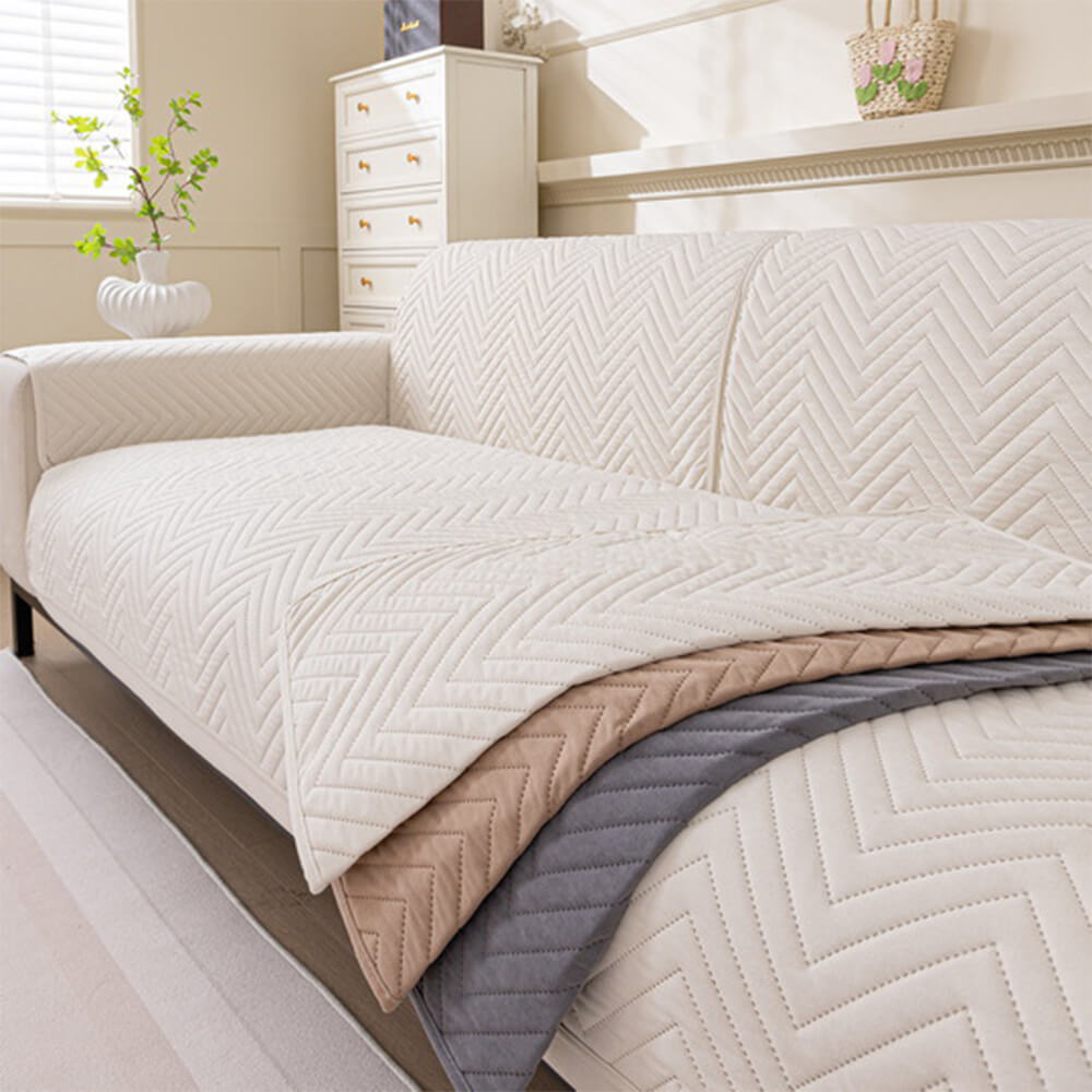 Sofá con protector duradero resistente al agua