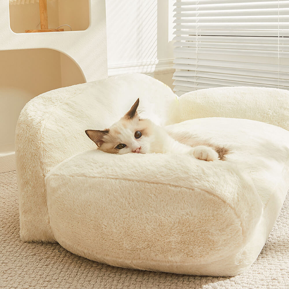Sofá cama de gato cálido de felpa de ocio de moda