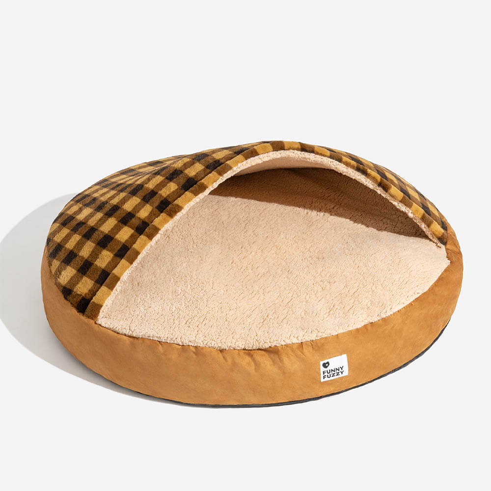 Cama nido para mascotas con dosel redondo Dream Hideaway para perros