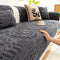 Chenille Art Corrugated Breatable No-Slip Couch Cover Coach