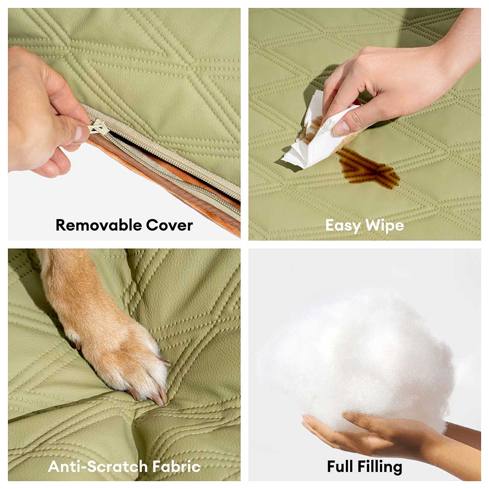 Alfombra de perros calmante de doble cara repelente de agua de lujo