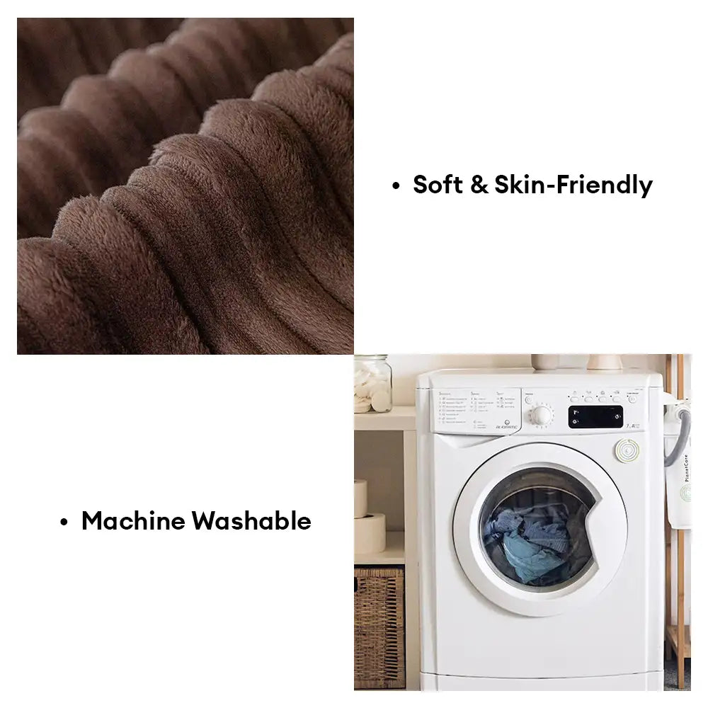 Chenille Art Corrugated Breatable No-Slip Couch Cover Coach