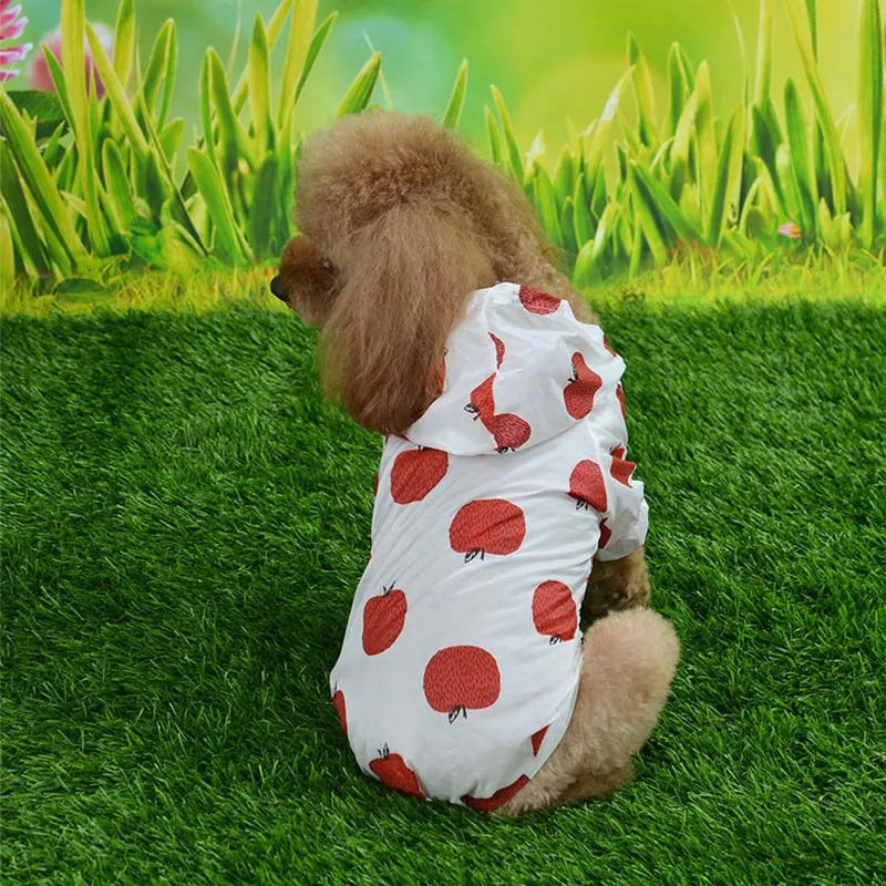 Ropa de protección solar para mascotas Camisa con capucha para perros