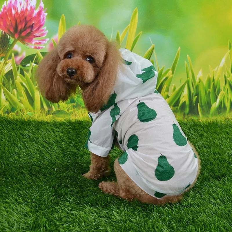 Ropa de protección solar para mascotas Camisa con capucha para perros