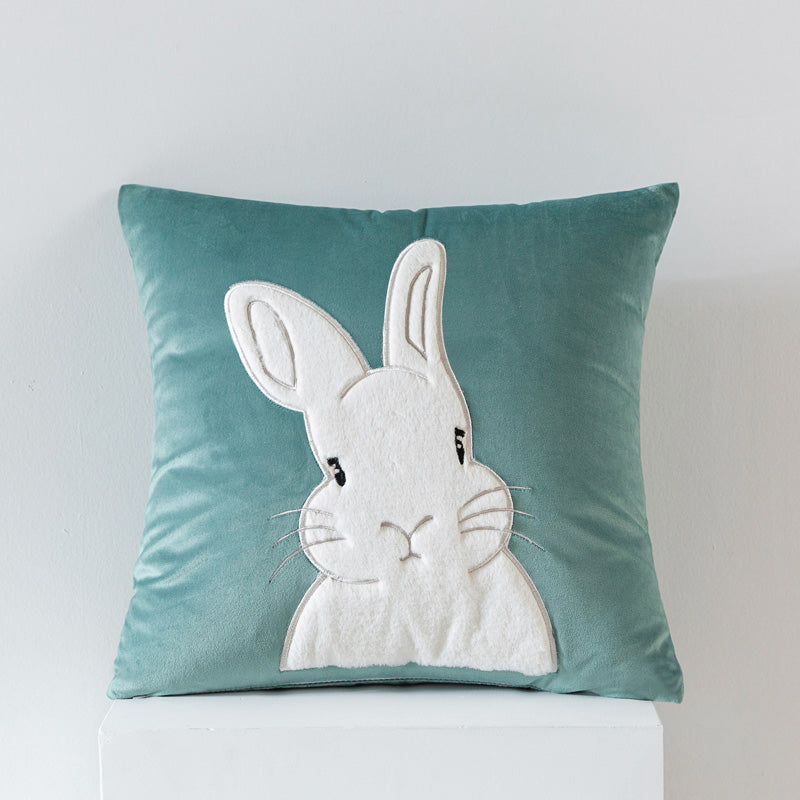 Rabbit Comfort Velvet Sofa Pillow