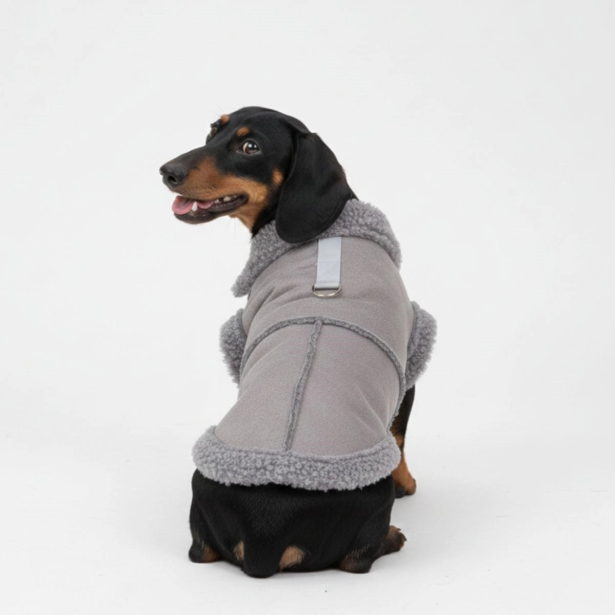 Giacca per cani shearling - capispalla invernale calda ed elegante
