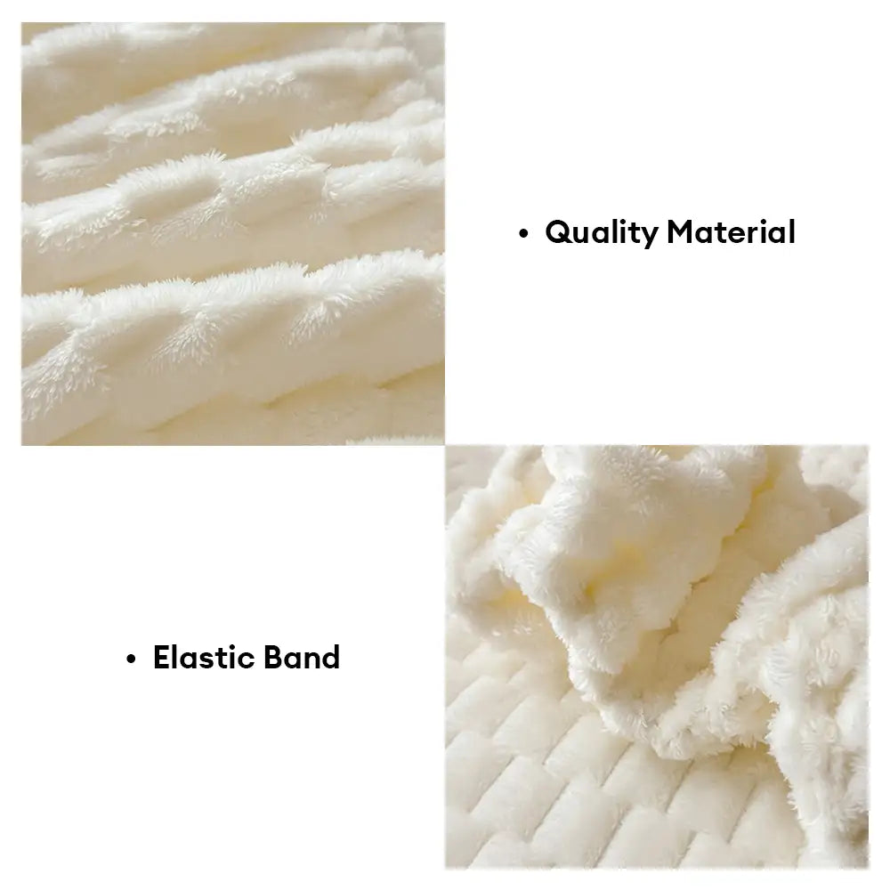 Coperchio di materasso in velluto caldo in velluto caldo in rilievo barocco