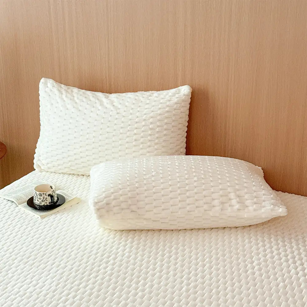 Coperchio di materasso in velluto caldo in velluto caldo in rilievo barocco