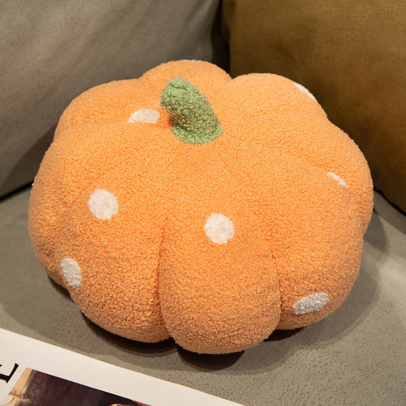 Teddy Fleece Pumpkin Pillow Sofa Pillow