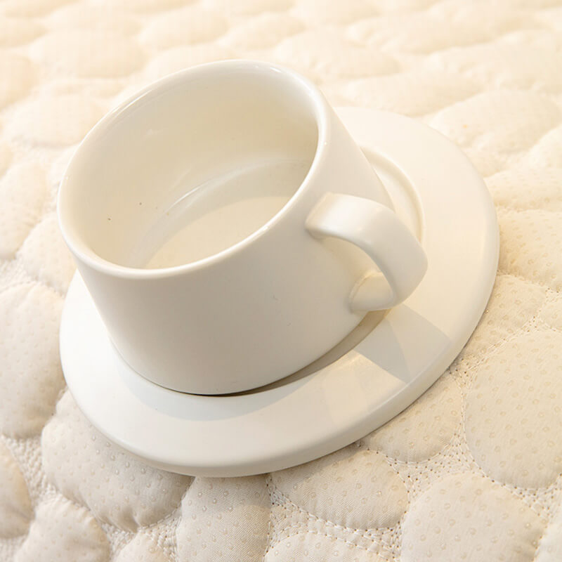 Funda de sofá con diseño de adoquines de terciopelo de leche espesa