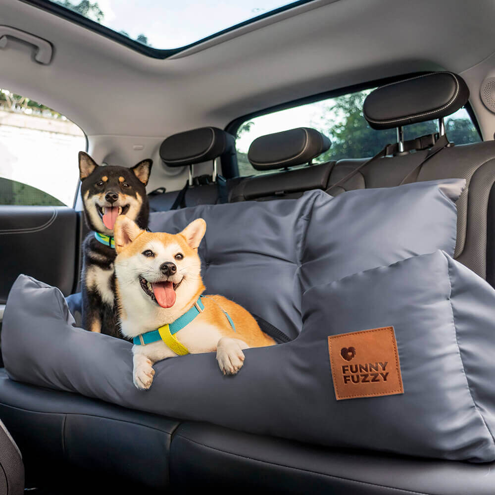Traversin de voyage imperméable de sécurité pour chien de taille moyenne et grande taille, lit de siège arrière de voiture