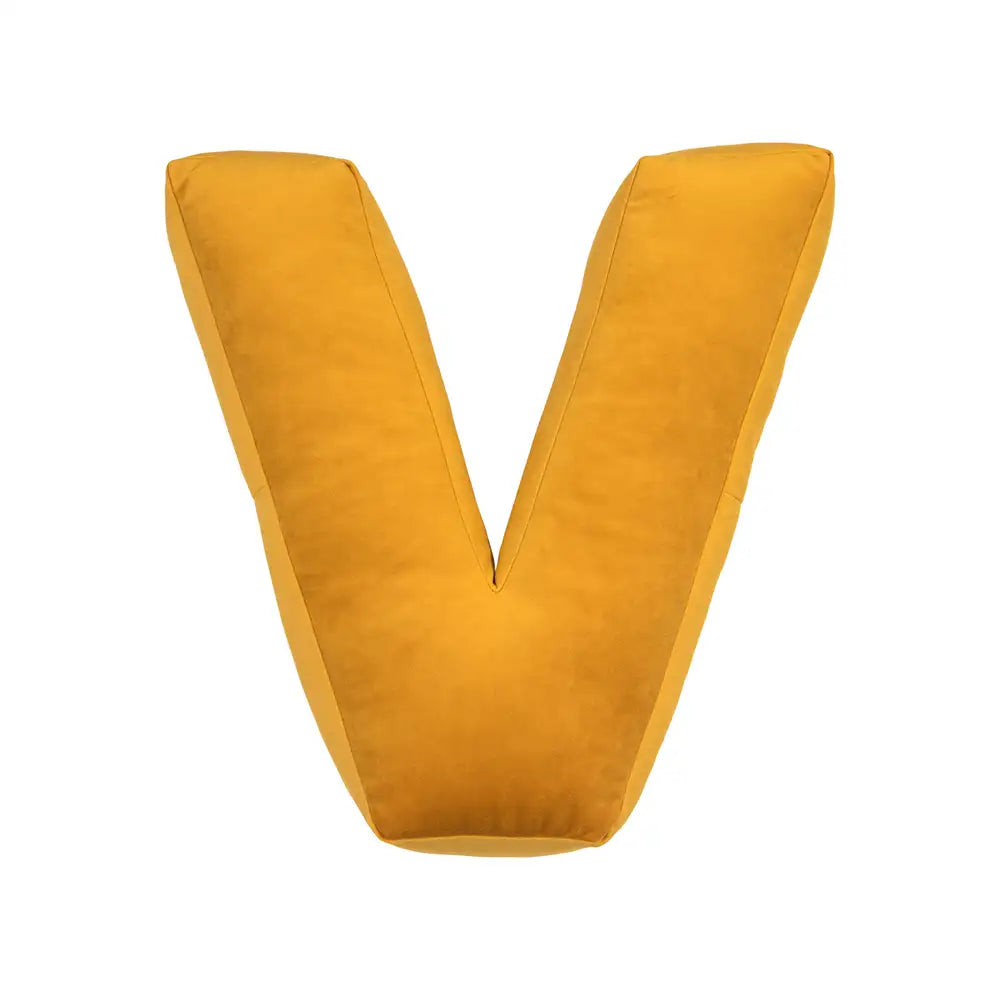 Velvet Letter Hugging Sofa Pillow