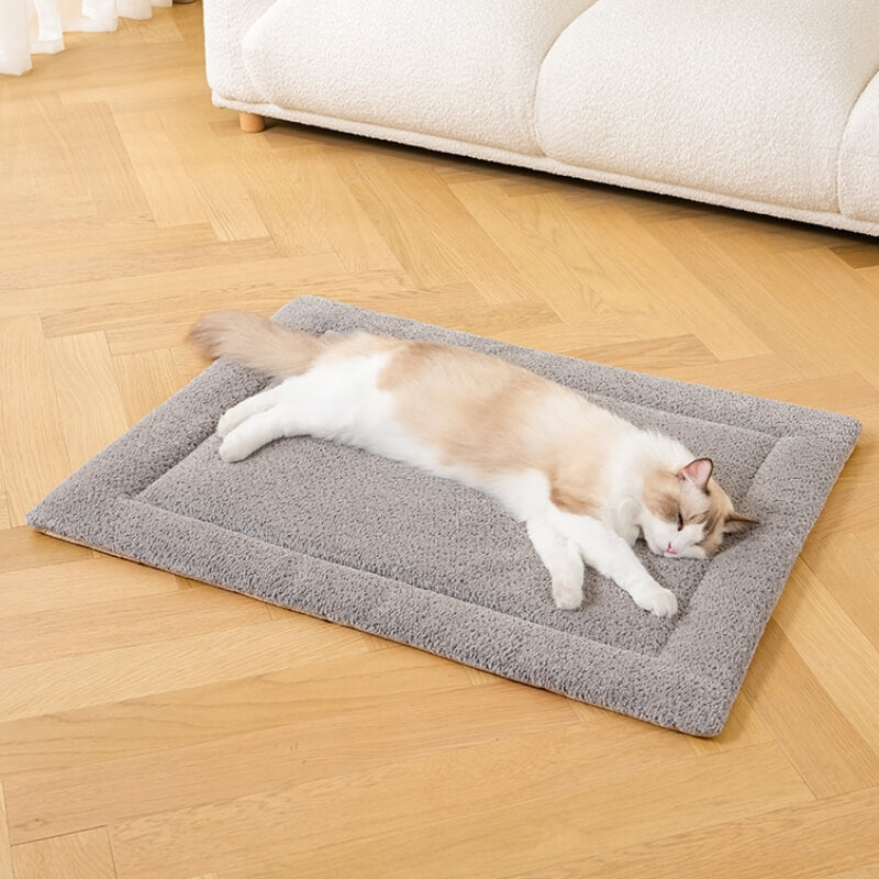 Warm Comfortable Non-slip Plush Pet Mat