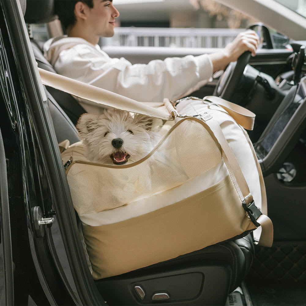 Asiento para el automóvil para el sol - Pup Rover impermeable transpirable protección contra la seguridad de la seguridad asiento de automóvil para perros