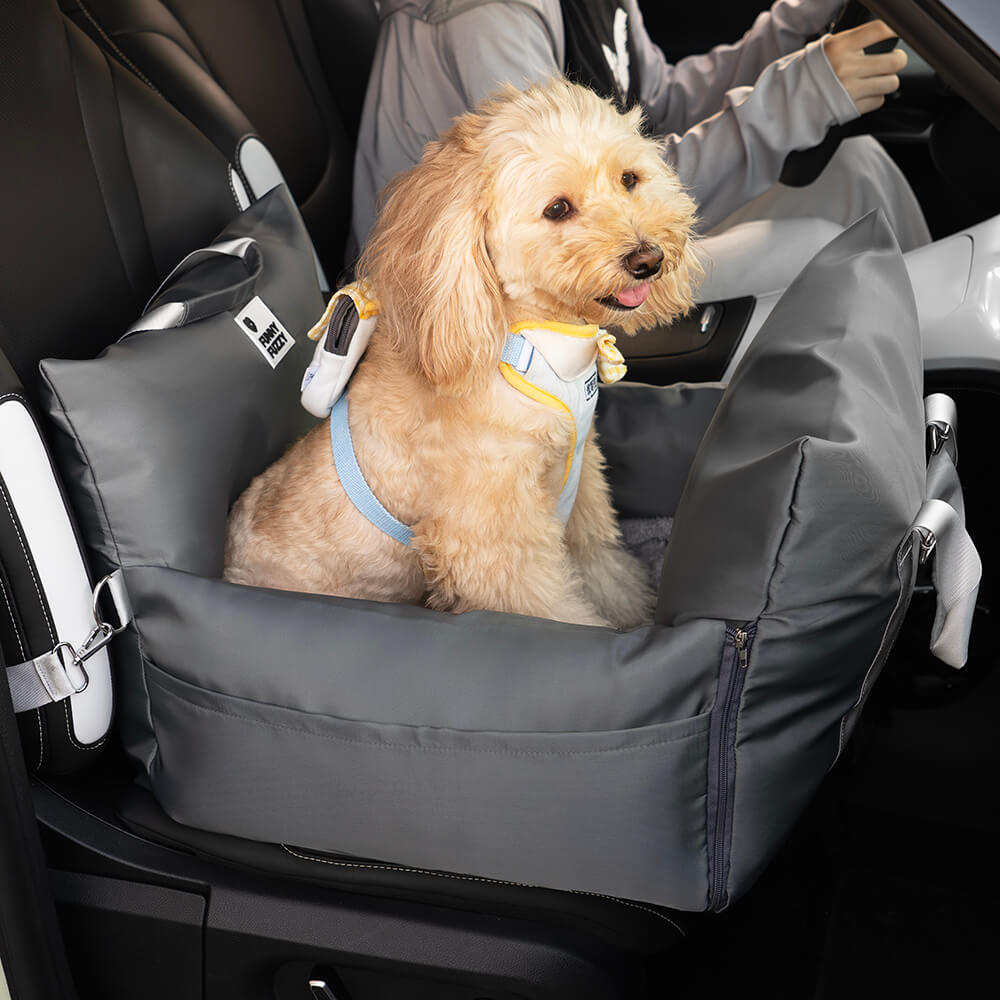 Lit de siège d'auto pour chien imperméable - Première classe