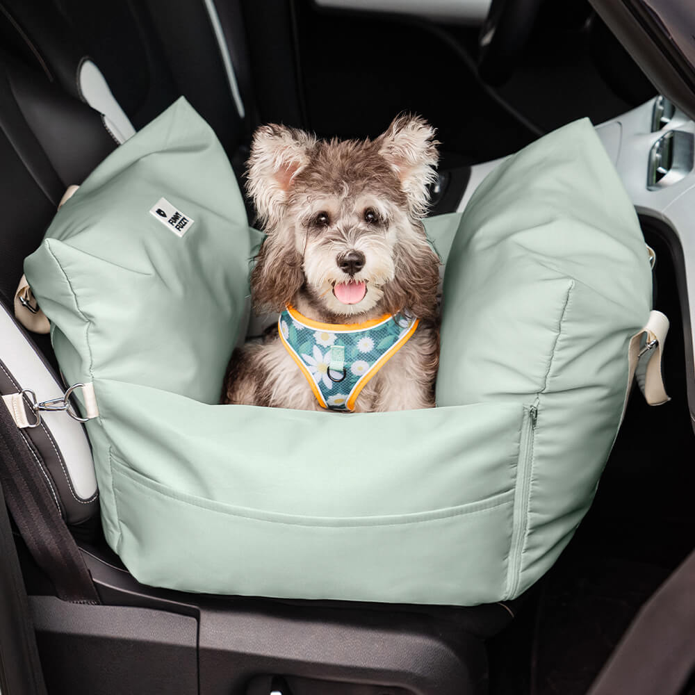 Dog Car Seat Bed - First Class Travel Bundle