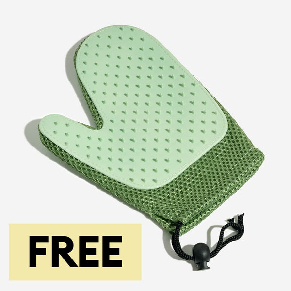 Guante de aseo de mascotas - Pincel de mascotas de doble lado de silicona